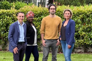 Les quatre candidats du groupe "Parti socialiste et gauche citoyenne" de Monthey
